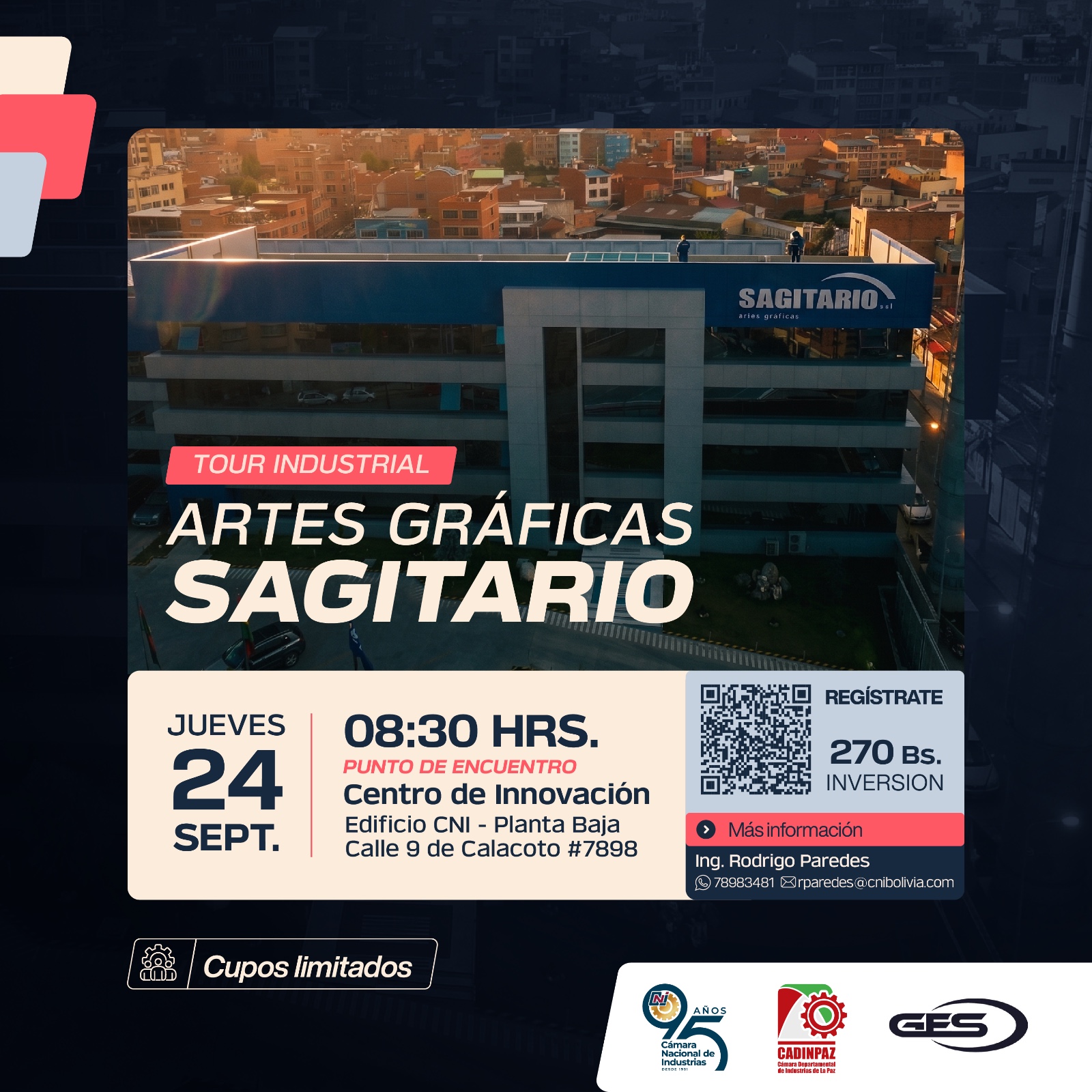 TOUR INDUSTRIAL: UNA EXPERIENCIA PARA CONOCER DE CERCA ARTES GRÁFICAS SAGITARIO